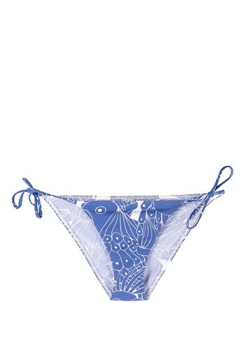 ERES Slip bikini Gerardo con stampa - Blu