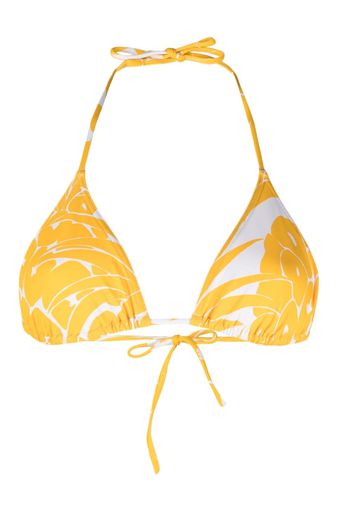 ERES Top bikini Epice con stampa - Giallo