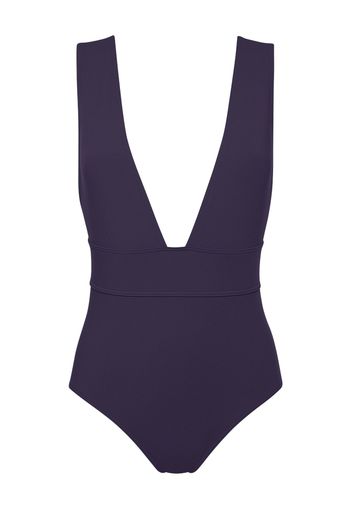 ERES deep V-neck swimsuit - Nero