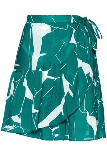 ERES Racine abstract-print miniskirt - Verde