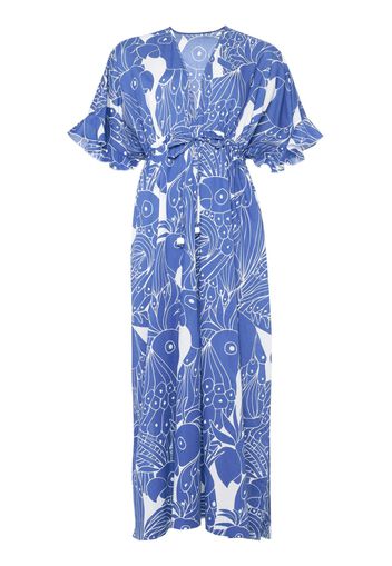 ERES Jujube graphic-print maxi dress - Blu