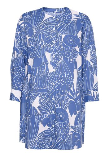 ERES Ricardo graphic-print minidress - Blu