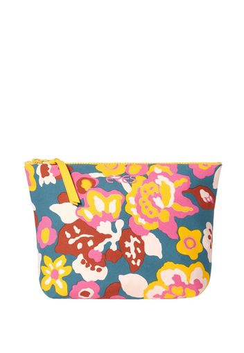 ERES Tutti Frutti floral-print pouch - Blu