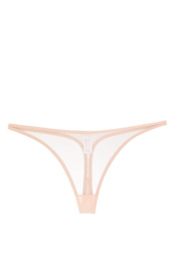 ERES Promesse sheer mesh thong - Toni neutri