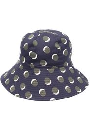 ERES Bob Lune-print bucket hat - Blu