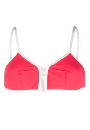 ERES Sifflet front-zip bikini top - Rosa