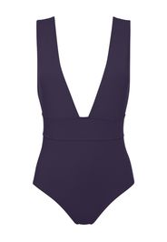 ERES deep V-neck swimsuit - Nero