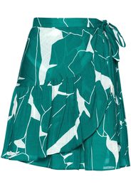 ERES Racine abstract-print miniskirt - Verde