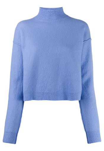 roll-neck knit jumper