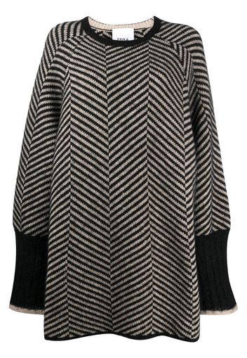 diagonal stripe jumper