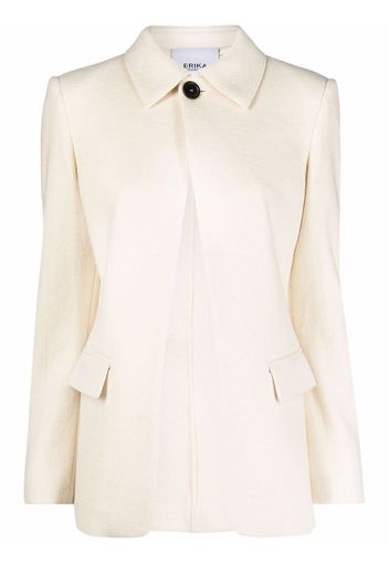 Erika Cavallini button-front knitted jacket - Toni neutri