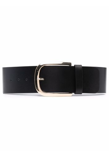 Erika Cavallini buckle-fastening leather belt - Nero