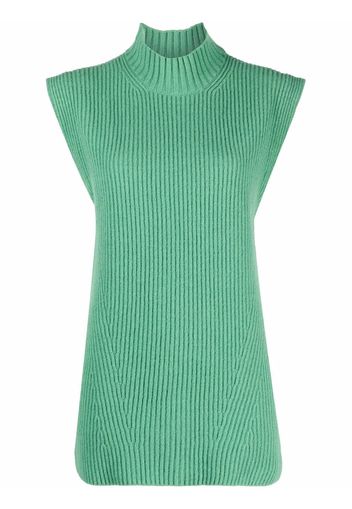 Erika Cavallini sleeveless knit top - Verde