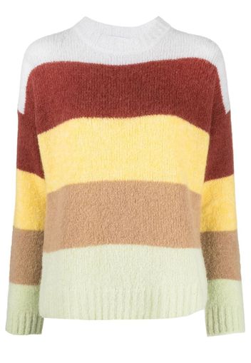 Erika Cavallini stripe wool jumper - Blu