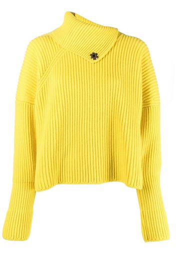 Erika Cavallini funnel-neck jumper - Giallo