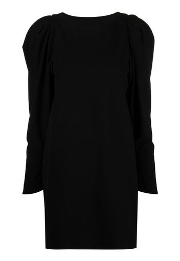 Erika Cavallini long-sleeve mini dress - Nero