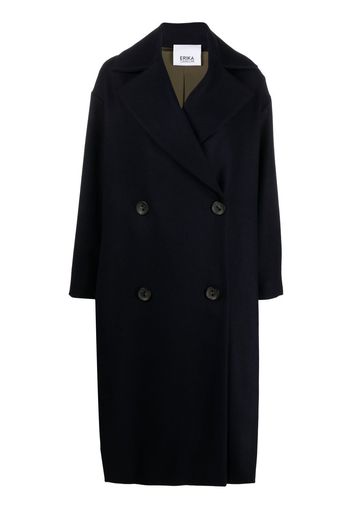 Erika Cavallini double-breasted coat - Blu