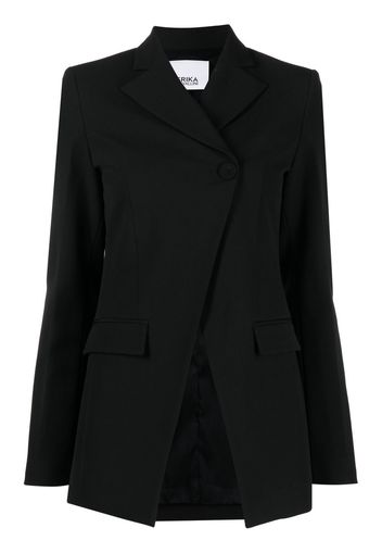 Erika Cavallini asymmetric blazer - Nero