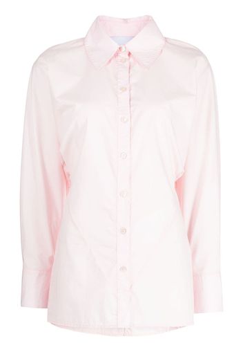 Erika Cavallini fitted button-up shirt - Rosa