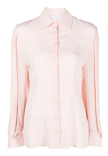 Erika Cavallini button-down long-sleeved shirt - Rosa