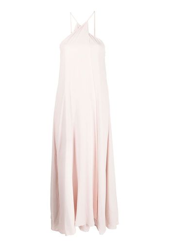 Erika Cavallini halterneck pleated dress - Rosa