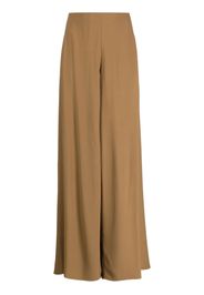 Erika Cavallini split-leg loose trousers - Marrone