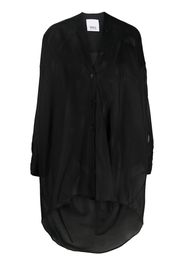 Erika Cavallini Alfonso V-neck shirt - Nero