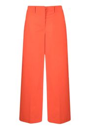 Erika Cavallini high-waisted cotton trousers - Arancione