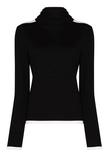 Erin Snow Reggie merino hooded jumper - Nero