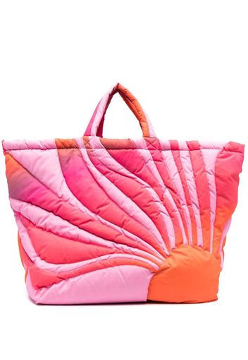 ERL Sunset puffer tote bag - Rosa