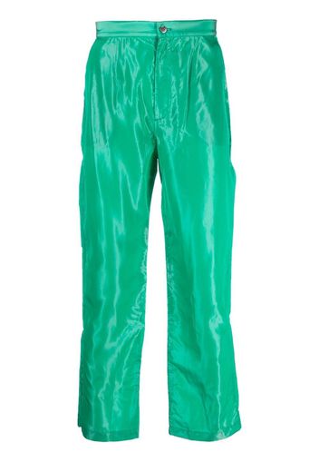 ERL mid-rise straight-leg trousers - Verde