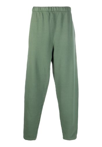 ERL elasticated-waist cotton trousers - Verde