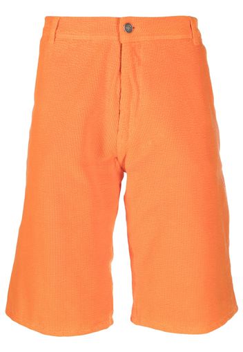 ERL knee-length corduroy shorts - Arancione