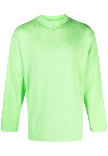 ERL graphic-print cotton sweatshirt - Verde