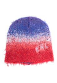 ERL gradient-effect frayed beanie - Blu