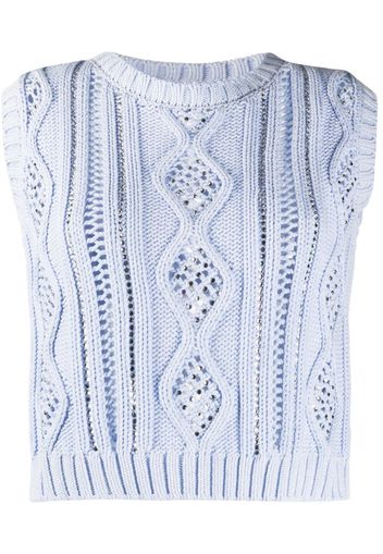 ERMANNO ERMANNO 46TMG09SAC 00385 AZZURRO ROPE Natural (Vegetable)->Cotton