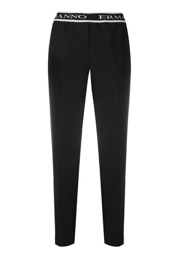 logo waistband trousers