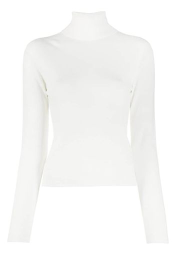 slim-fit roll-neck jumper