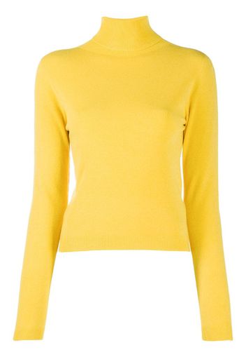 slim-fit roll-neck jumper