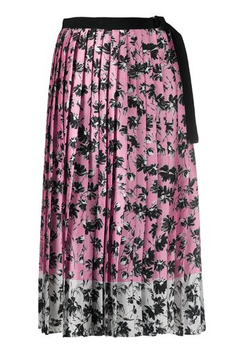 floral pleated dress