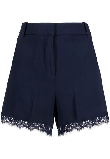 Ermanno Ermanno Shorts corti con pizzo - Blu