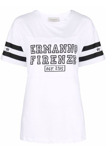 Ermanno Ermanno logo-print cotton T-shirt - Bianco