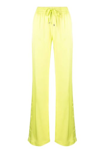 ERMANNO FIRENZE straight-leg drawstring track pants - Verde