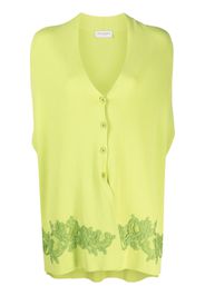 ERMANNO FIRENZE Cardigan a fiori - Verde