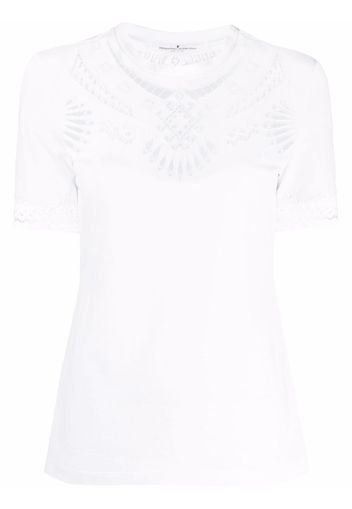 Ermanno Scervino cutout-pattern T-shirt - Bianco