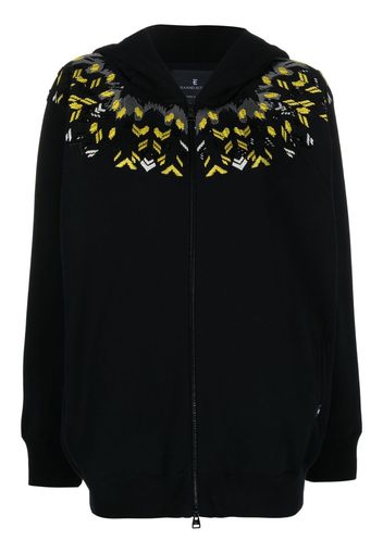 Ermanno Scervino bead-embellished detail hoodie - Nero