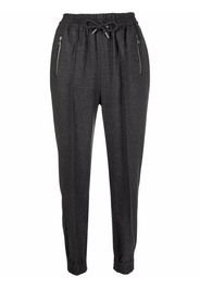 Ermanno Scervino drawstring virgin wool-blend trousers - Grigio