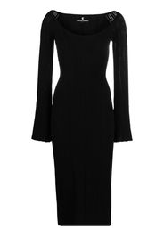 Ermanno Scervino boat neck knit dress - Nero