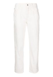 Ermanno Scervino boyfriend cotton trousers - Bianco