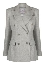 Ermanno Scervino mélange double-breasted blazer - Grigio